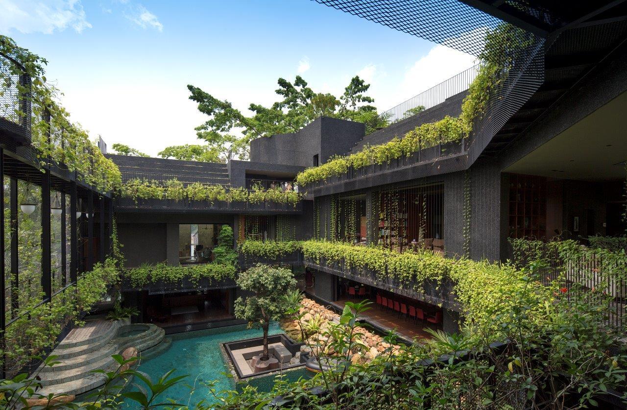 Nhà đẹp kiểu ốc đảo