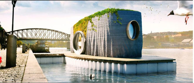 Nhà nổi in 3D