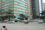 Tòa nhà văn phòng Phố Duy Tân, D tích 1109m2, 18 tầng, m tiền 80m, nội thất nhật bản.