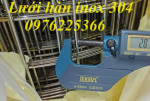 Lưới hàn inox 304 ô 3.5cm x 3.5cm dày 2.5ly